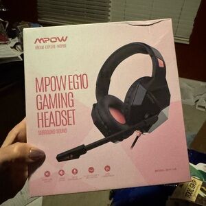 Mpow EG10 Pink and Black Gaming Headset